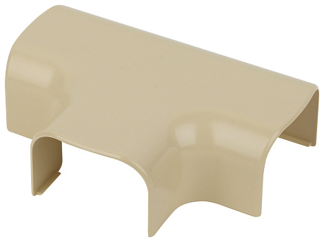 Тройник накладной 90град.для РКК-74х55 Рувинил Арктика бежевый