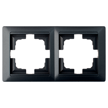 Рамка 2-постовая Bylectrica Стиль графит