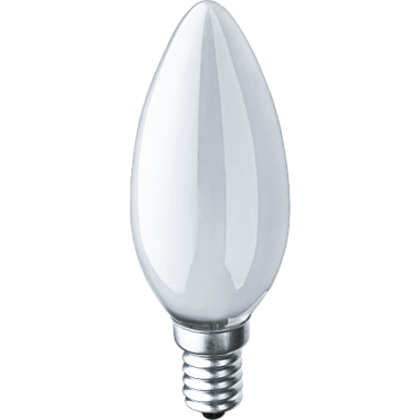 Лампа накаливания Е14 40Вт 230В свеча матовая Navigator 94 308