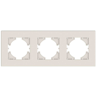 Рамка 3-постовая Gusi Electric City2.0 бежевый