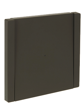 Выключатель 1 СП 10А с подсв. IEK FP302 Forte&Piano серый