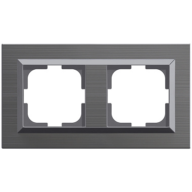 Рамка 2-постовая Ovivo Quantum сталь
