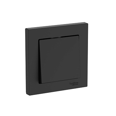 Выключатель 1 СП 10АХ сх.1 безвинт. зажим SE AtlasDesign карбон