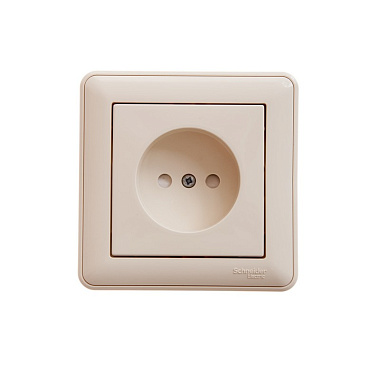 Розетка 1 СП 16А с з/шт SE W59 слоновая кость