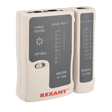 Тестер кабеля RJ-45+RJ-11 468 Rexant