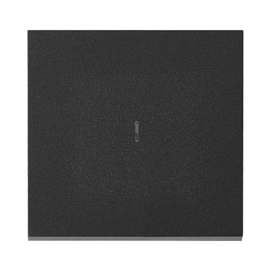 Выключатель 1 СП 10А с подсв. механизм Bylectrica Carre графит