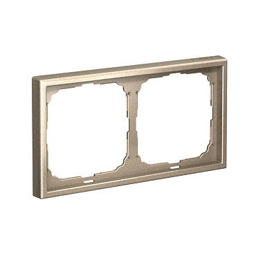 Рамка 2-постовая универсальная SE ArtGallery шампань