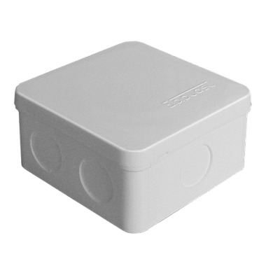 Коробка расп. ОП  84х84х45мм IP54 7 вводов серый E.p.plast