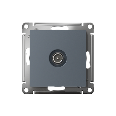 Розетка 1 СП TV проходная 4дБ механизм SE AtlasDesign грифель