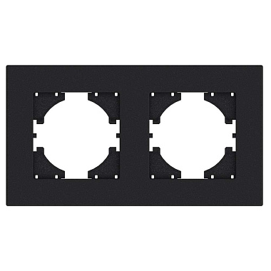 Рамка 2-постовая Gusi Electric City2.0 графит