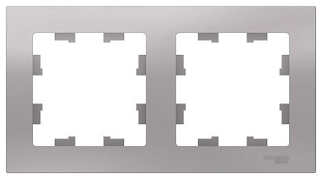 Рамка 2-постовая универсальная SE AtlasDesign алюминий