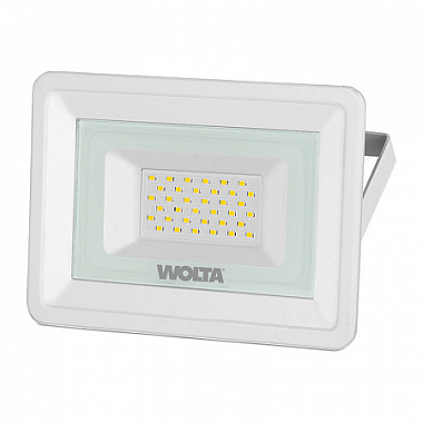 Прожектор светодиодный WOLTA WFL-30W/06W 30Вт 5700К IP65 белый