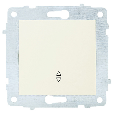 Выключатель 1 СП 10А проходной механизм Ovivo крем