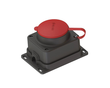 Колодка 1-гн. с з/к с крышкой 3*25А IP44 (каучук) 380В Ne-ad