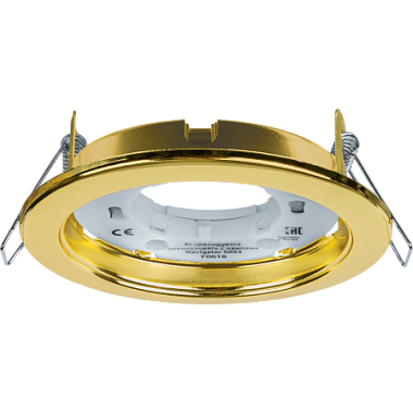 Светильник встраиваемый GX53 круг золото Navigator 71 278