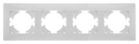 Рамка 4-постовая Gusi Electric Bravo белый