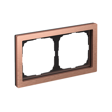 Рамка 2-постовая металл SE ArtGallery Pure медь