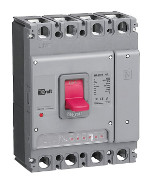 Выключатель автоматический 4P 800А 70кА с электрон. расц. ВА-356E DEKraft