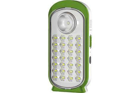 Фонарь светотодиодный аккум. 126LED, 28+1 LED, 4V4Ah, шнур для подзарядки 220В 200*98*64 Космос