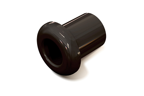 Втулка для сквозного отверстия фарфор МезонинЪ черный