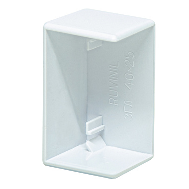 Заглушка для РКК-60х40 Рувинил белый