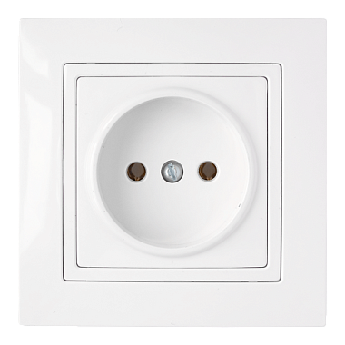 Розетка 1 СП 16А Bylectrica Уют белый