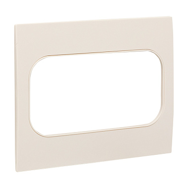 Рамка 2-постовая для розетки EKF Стокгольм белая