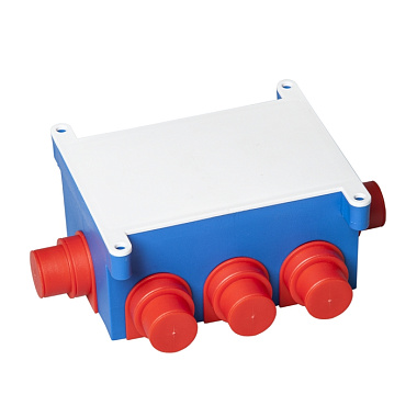 Коробка распаячная для заливки в бетон 118х76х60мм Рувинил