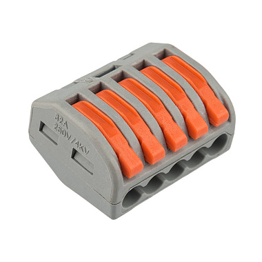 Зажим безвинтовой 5х(0,08-2,5) с рычагами 222-415 СМК Rexant