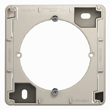 Коробка для наружного монтажа SE Glossa молочный