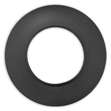 Рамка 1-постовая круглая Bylectrica Прованс графит