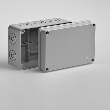 Коробка расп. ОП 190х140х70мм IP55 10 вводов серый Navigator 93 409