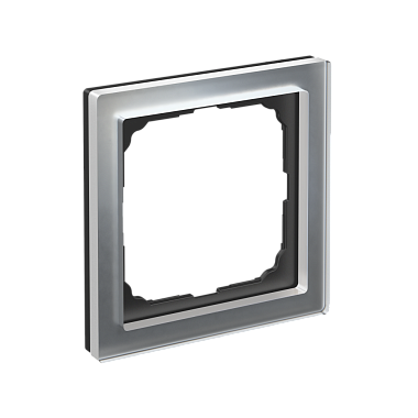 Рамка 1-постовая орг. стекло SE ArtGallery Pure алюминий
