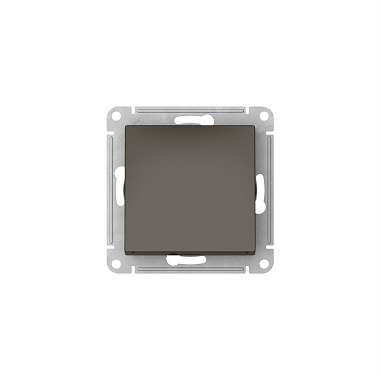 Переключатель 2 СП 10АХ сх.6а механизм безвинт. зажим SE AtlasDesign мокко