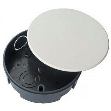 Коробка развет. СП D= 71мм, H=30мм (сплошные стены) с крышкой SE