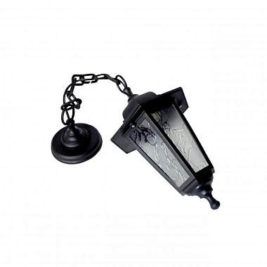 Светильник НСУ 06-60-001 шестигранник подвесной на цепочке (черный прозрачное стекло) Витебск