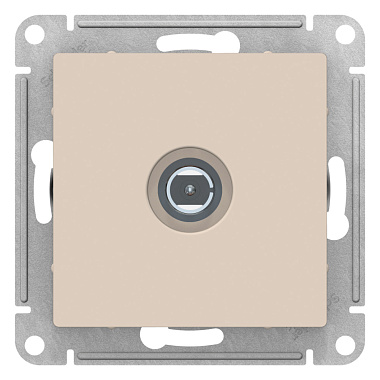 Розетка 1 СП TV механизм SE AtlasDesign бежевый