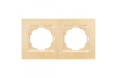 Рамка 2-постовая Nilson Touran Wood клён