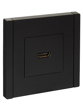 Розетка 1 СП HDMI IEK FP140 Forte&Piano черный