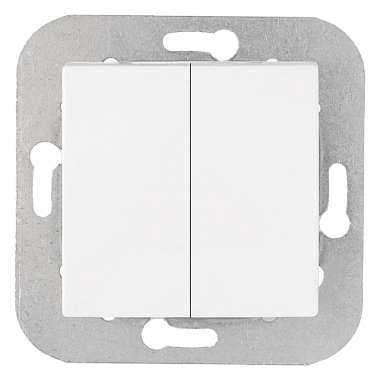 Выключатель 2 СП 10А механизм Bylectrica Уют белый