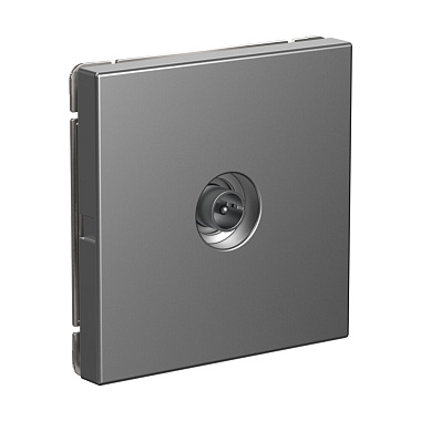 Розетка 1 СП TV механизм SE ArtGallery сталь