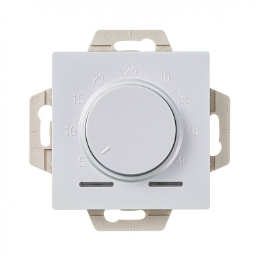 Термостат электр. теплого пола с датчиком 10А механизм SE AtlasDesign жемчуг