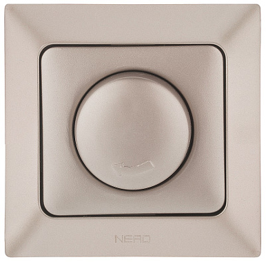 Светорегулятор 1 СП 800Вт поворотный (диммер) Ne-ad Aras бронза