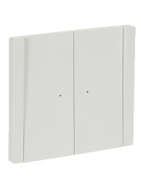 Выключатель 2 СП 10А проходной с подсв. IEK FP208 Forte&Piano белый