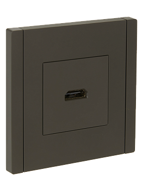 Розетка 1 СП HDMI IEK FP340 Forte&Piano серый