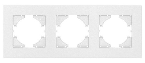 Рамка 3-постовая Gusi Electric City2.0 белый