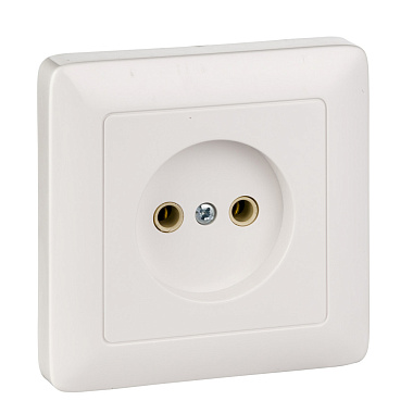 Розетка 1 СП 10А SE Хит белый