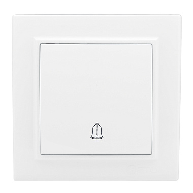 Кнопка звонка 1 СП 10А EKF Минск белый