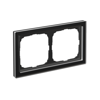 Рамка 2-постовая орг. стекло SE ArtGallery Pure черный