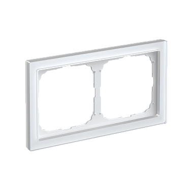 Рамка 2-постовая орг. стекло SE ArtGallery Pure белый